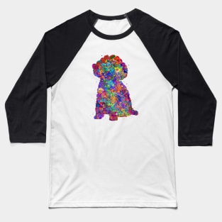 Toy Poodle watercolor Baseball T-Shirt